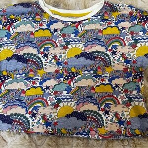 Mini Boden girls tee, excellent condition, comfy and good quality t-shirt.